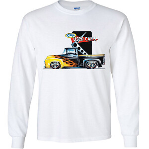 Ford Pickup Truck T-Shirt F100 53-56 Flames