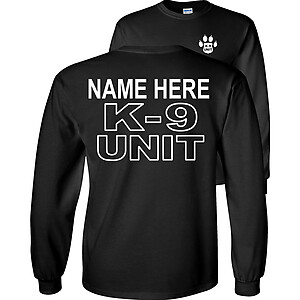 Custom K-9 Unit Police Officer Personalized