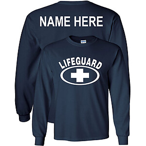 Custom Lifeguard T-Shirt Personalize