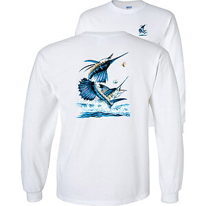 Two Sailfish Fishing T-Shirt