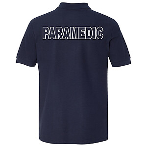 Paramedic Navy Men's Polo Shirt Short Sleeve 