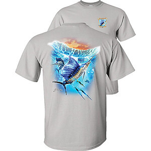 Sailfish Slash T-Shirt saltwater sport fishermen