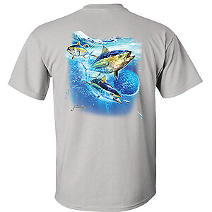 Tuna Attack T-Shirt Bluefin Tuna Yellowfin Tuna