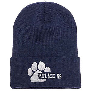 Paw Police K9 Beanie Cuffed Knit 