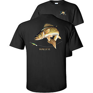 Walleye Profile Fishing T-Shirt