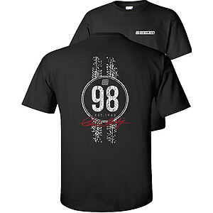 Shelby Cobra 98 Circle EST. 1962 Tire Tracks T-Shirt