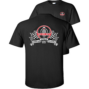Shelby Cobra American Classic 1962 Checkered Racing Flags T-Shirt