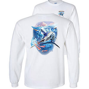 Swordfish - Long Sleeve T-Shirt Small / White