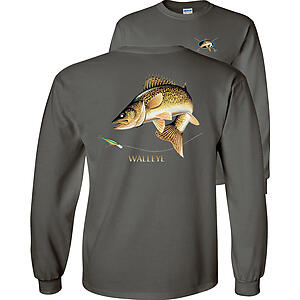 Fair Game . Walleye Profile Fishing T-Shirt